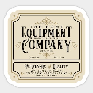 The Home Equipment Co. Sticker